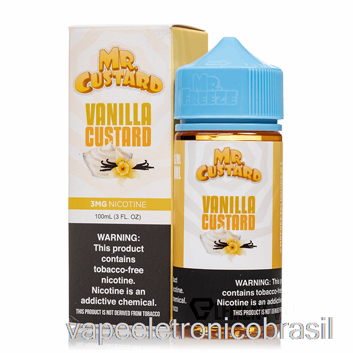 Creme De Baunilha Vape Eletrônico - Mr Creme - 100ml 6mg